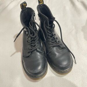 Dr. Martens Black Leather Boots